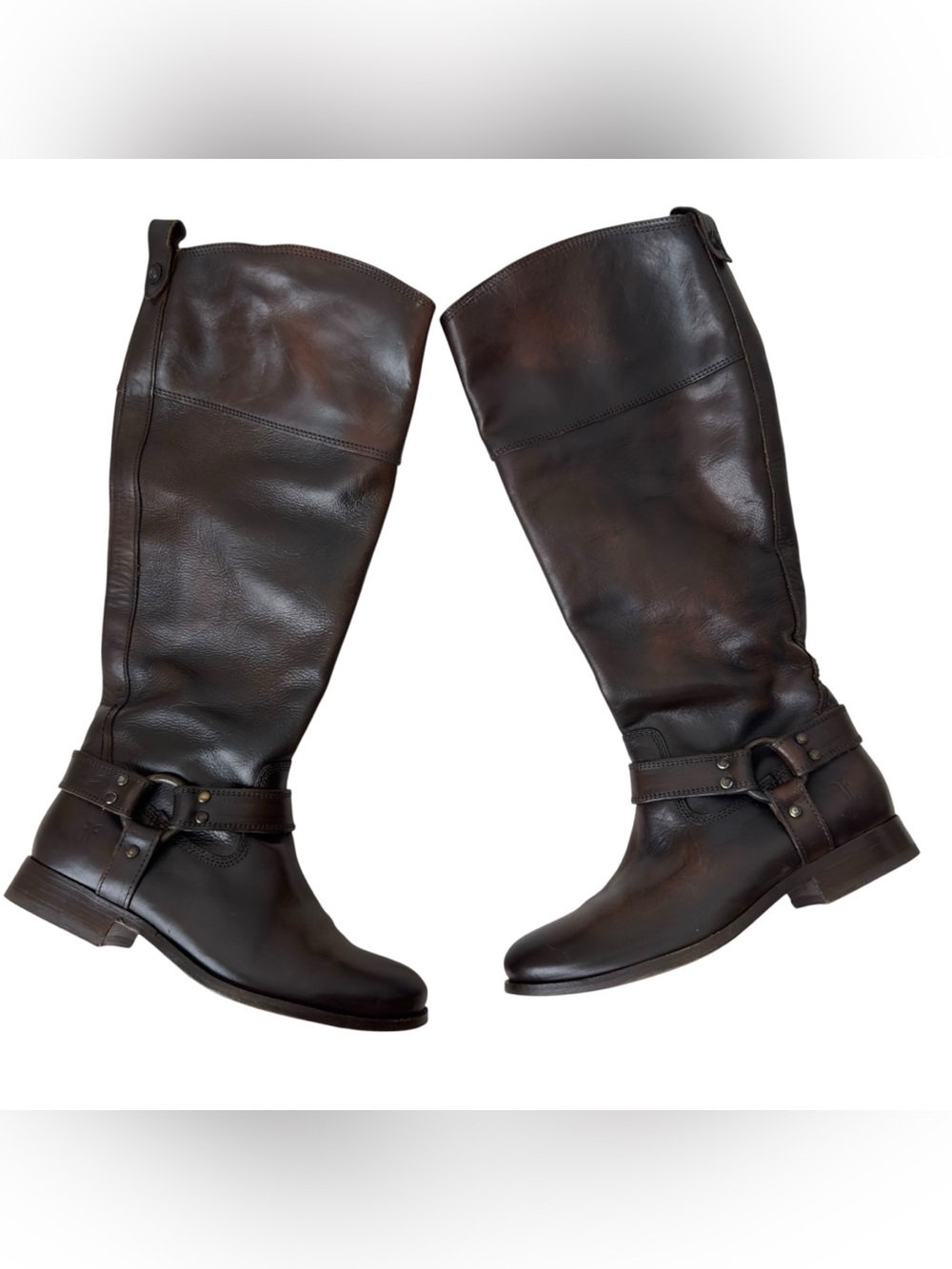 Frye Women's Harness Over-The-Knee Boots in Dark Brown